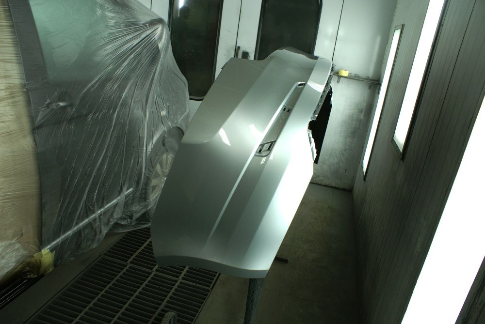 покрашенный бампер