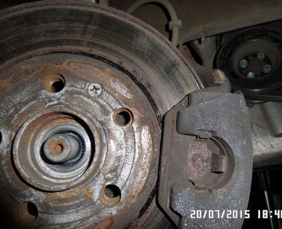 суппорт на тормозном диске