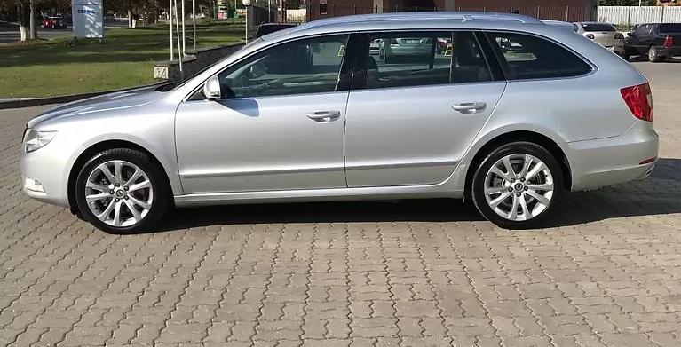 серый Суперб сбоку