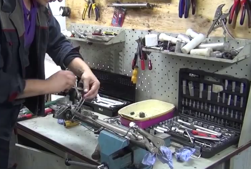 переборка рулевой рейки