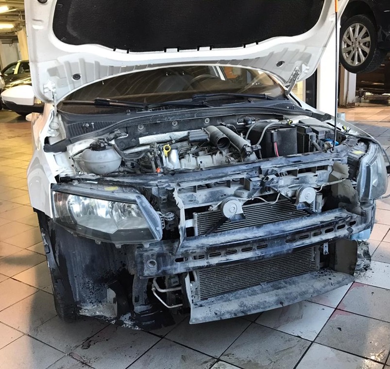 Промывка радиатора Шкода