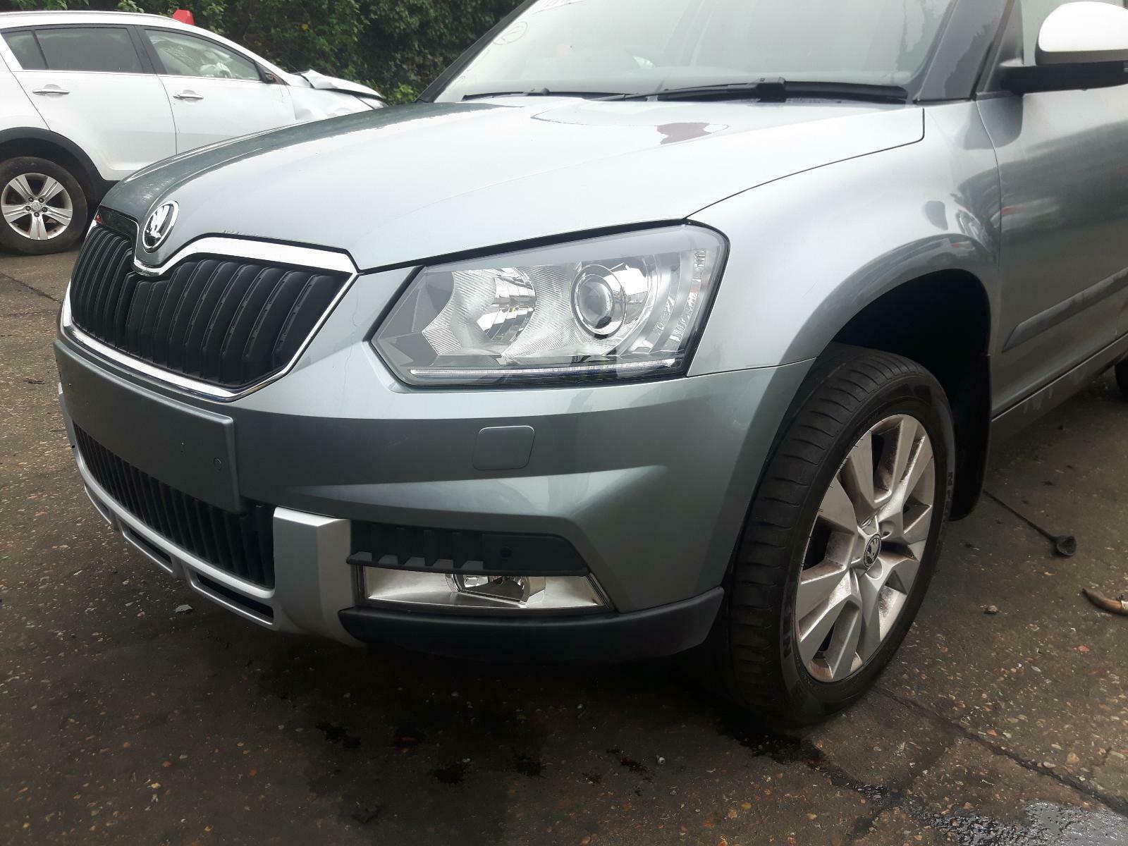 отремонтированный бампер шкода йети