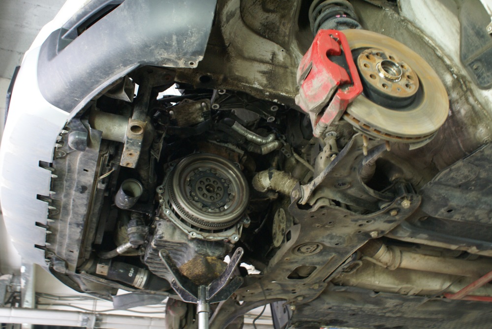 Шкода на подъемнике