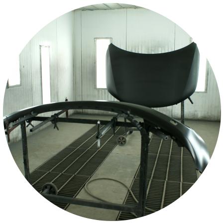 бампер ик апот в покрасочной камере