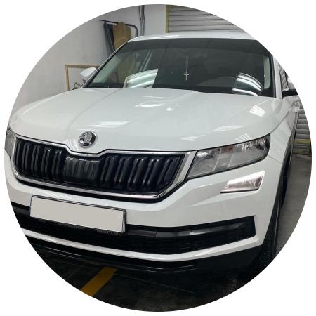 Шкода Кодиак в автосервисе