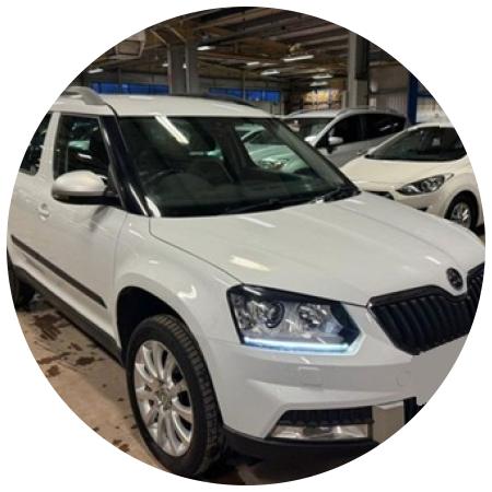 Шкода Йети после замены ступицы в автотехцентре