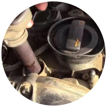 демонтаж катушки зажигания