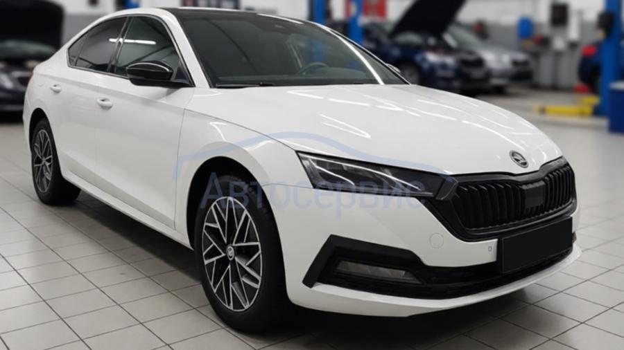 Skoda Octavia после замены масла в автомате в автосервисе