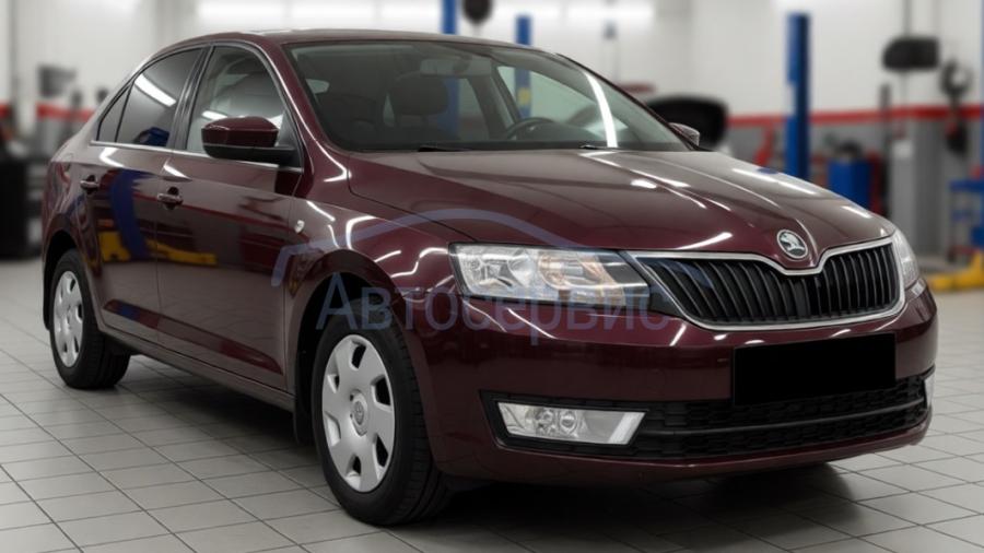 Skoda Rapid после замены масла АКПП в автомастерской