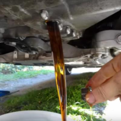 слив масла АКПП