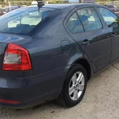 Шкода сзади