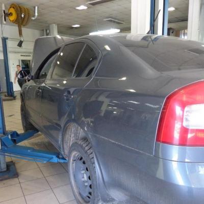 Октавия на СТО