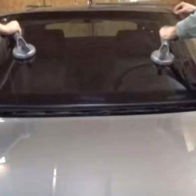 установка лобового на Суперб