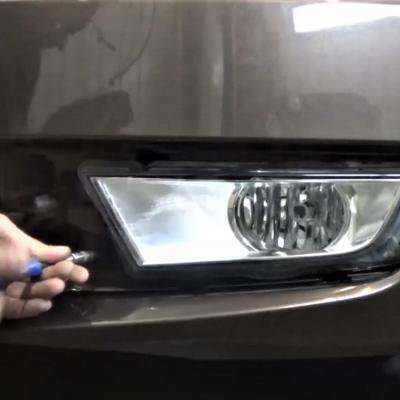 замена противотуманной фары