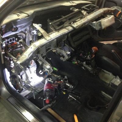 замена радиатора печки