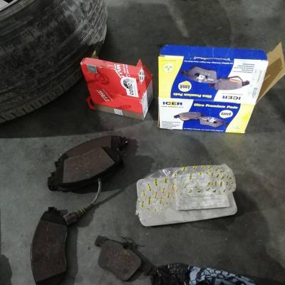 новые тормозные колодоки ТРВ на Кодиак