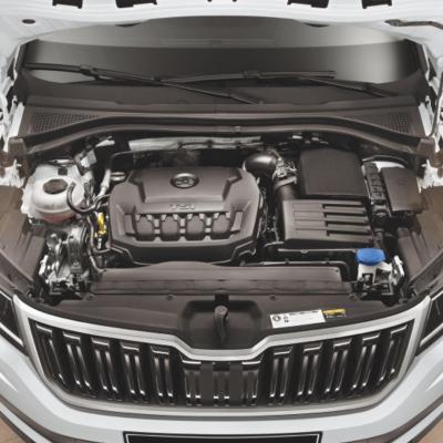 Кодиак с открытым капотом