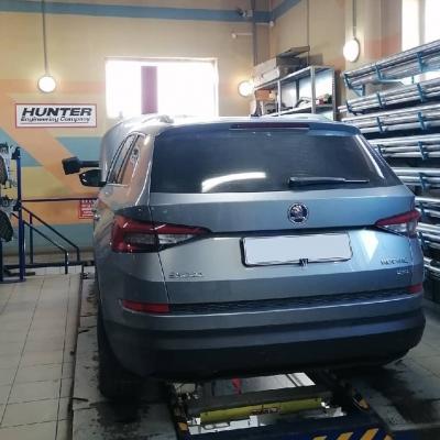 Сход развал Шкода Кодиак
