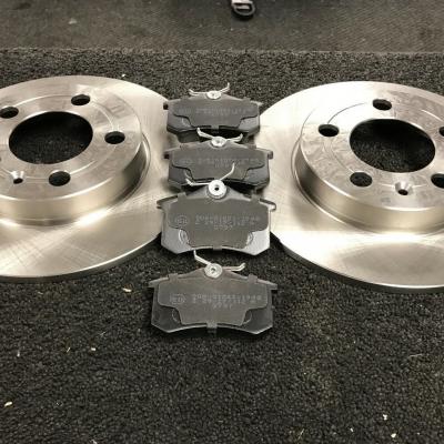 комплект тормозных дисков и колодок на Рапид