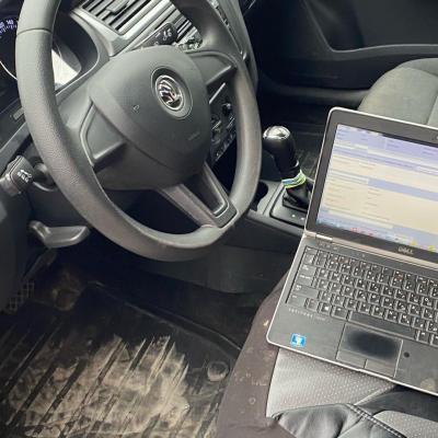 Диагностика кондиционера Шкода компьютером