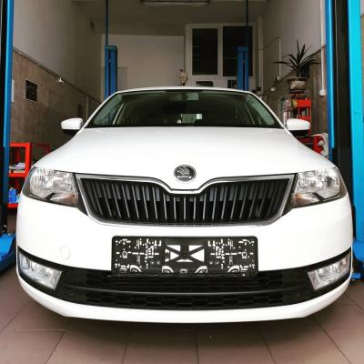 Шкода Рапид в сервисе