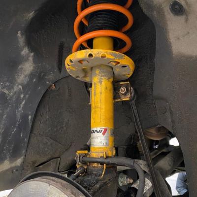 новый амортизатор и пружина на Шкоде