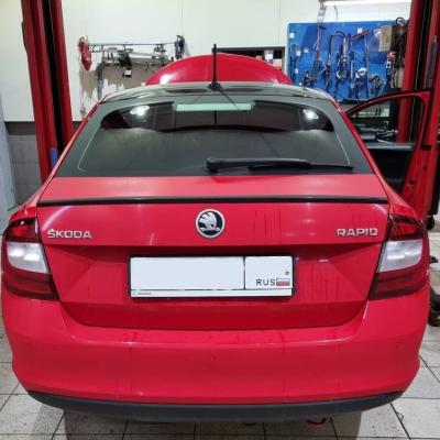 Шкода Рапид в техцентре