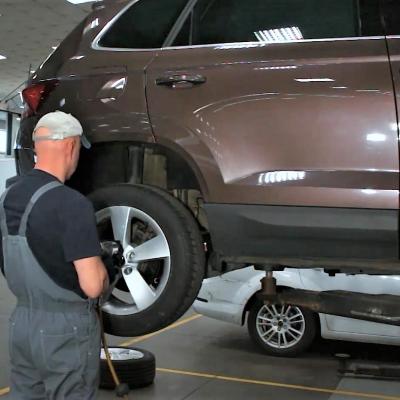 демонтаж колеса