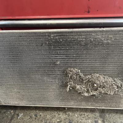 Засоренный радиатор