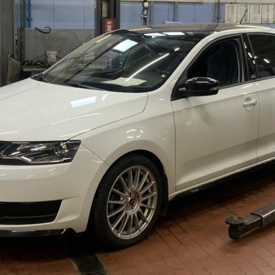 Шкода Рапид после замены прокладки ГБЦ