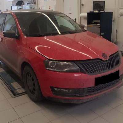 Шкода Рапид перед заменой бензонасоса