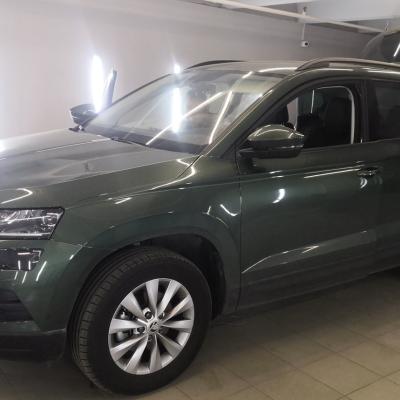 Шкода Карок перед заменой топливного фильтра