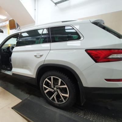 Шкода Кодиак в процессе ремонта турбины