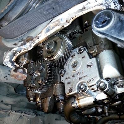 Замена масляного насоса Шкода Кодиак