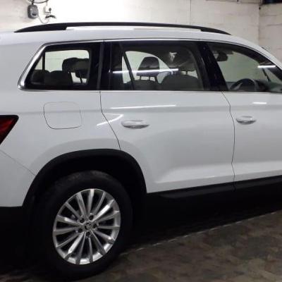 Шкода Кодиак после замены передних амортизаторов