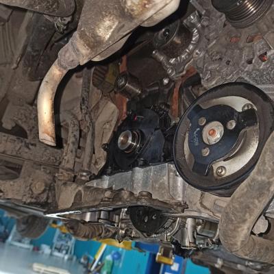 Замена переднего сальника коленвала Шкода Карок