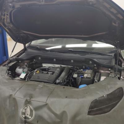 Шкода Кодиак в автотехцентре на диагностике электрики