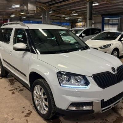 Шкода Йети после замены ступицы в автотехцентре