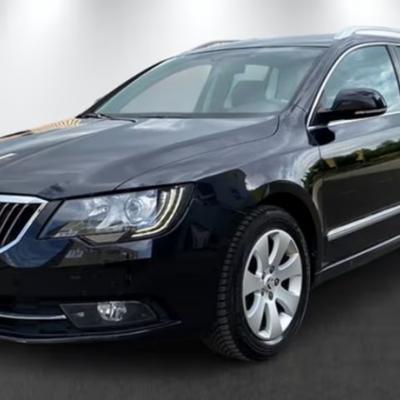 Шкода Суперб после промывки радиаторов