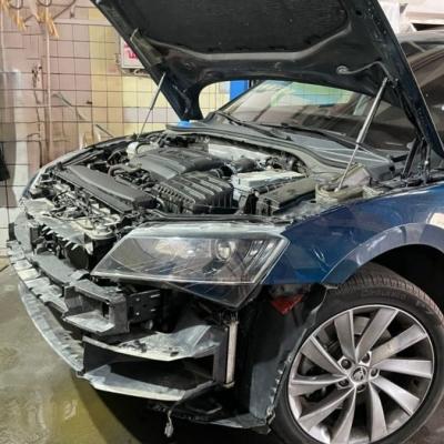 Промывка радиатора Шкода Суперб