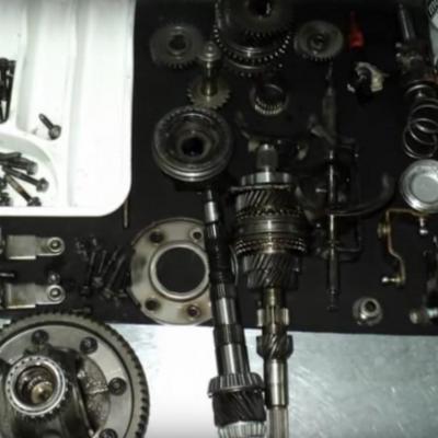 разобранная МКПП