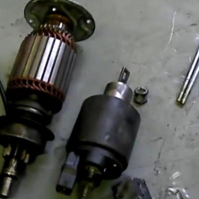 разобранный стартер