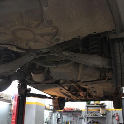 подвеска Октавии снизу